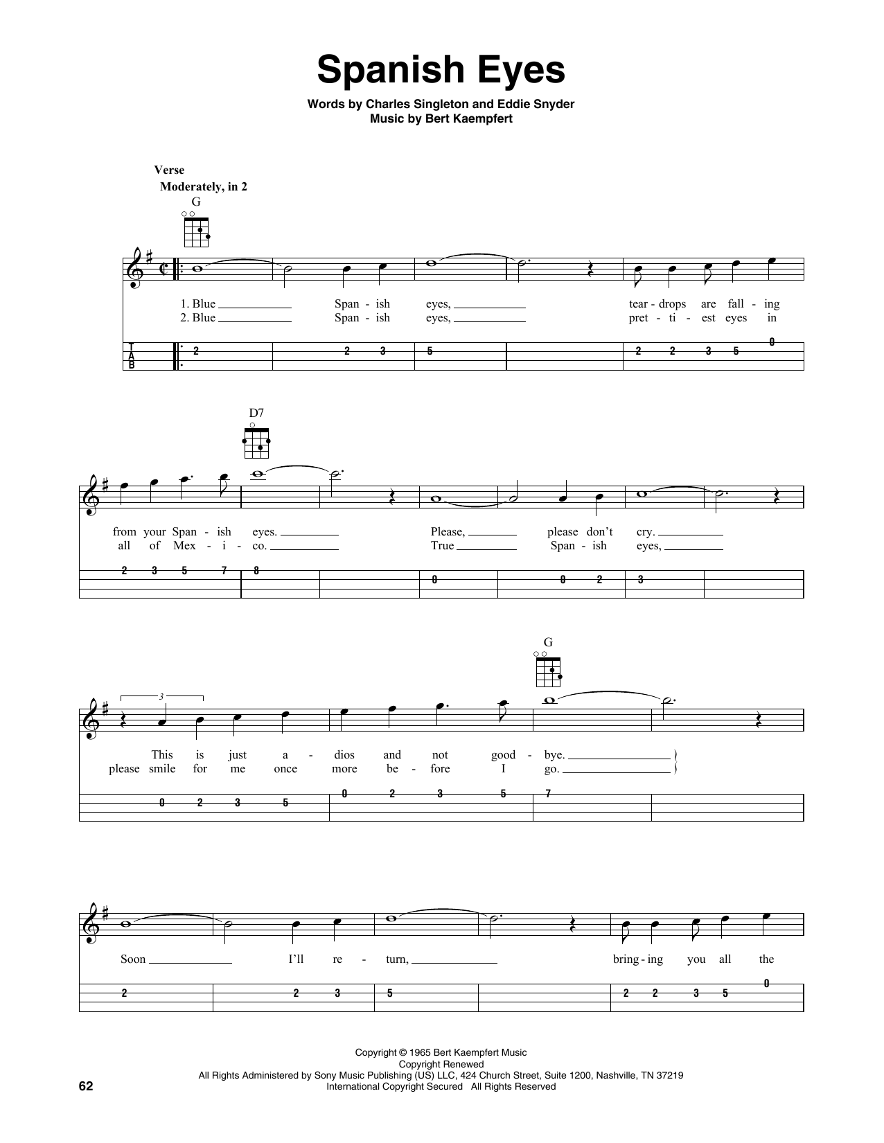 Produktgalerie: Seite 1 von 1 Spanish Eyes, Elvis Presley