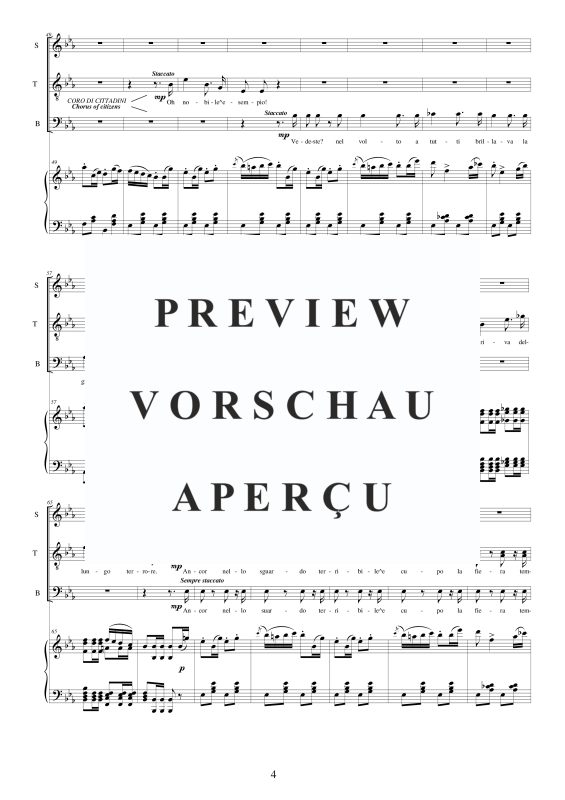Produktgalerie: Seite 5 von 11 I Lombardi - (Act 1) Prelude-Introdution, , Gemischter Chor STB und Klavier