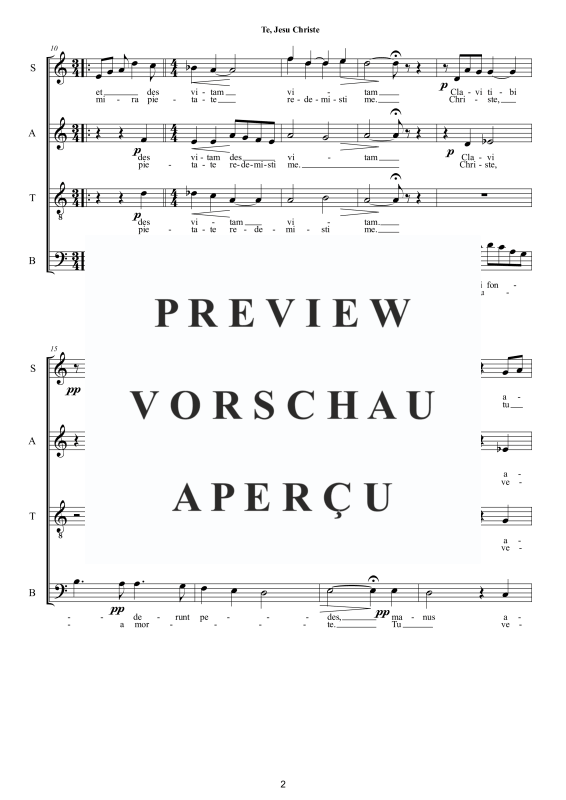Produktgalerie: Seite 3 von 9 Te, Jesu Christe - Sacred Chant, , Gemischter Chor