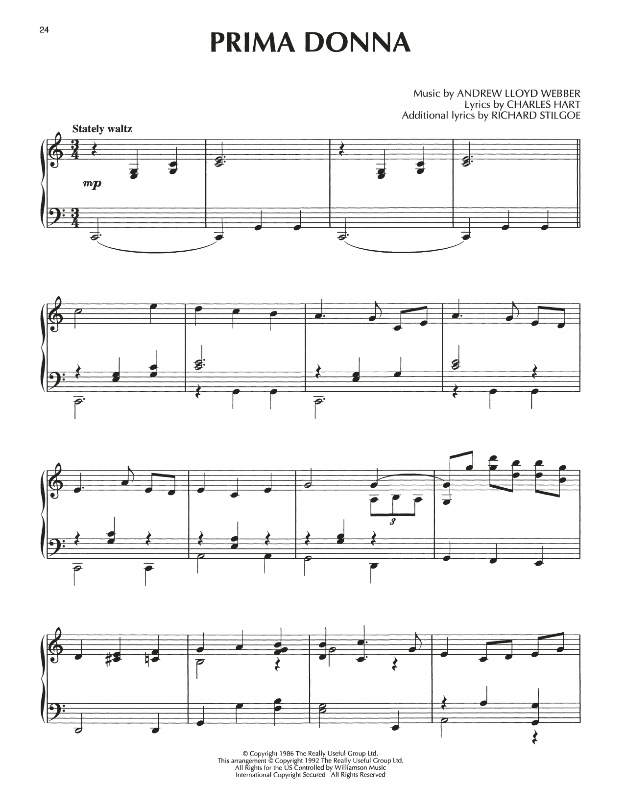 Produktgalerie: Seite 1 von 1 Prima Donna (from The Phantom Of The Opera), Andrew Lloyd Webber, Klavier