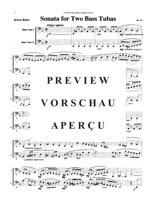 Product gallery: Page 7 of 18 Sonata , , (Tuba Duet)