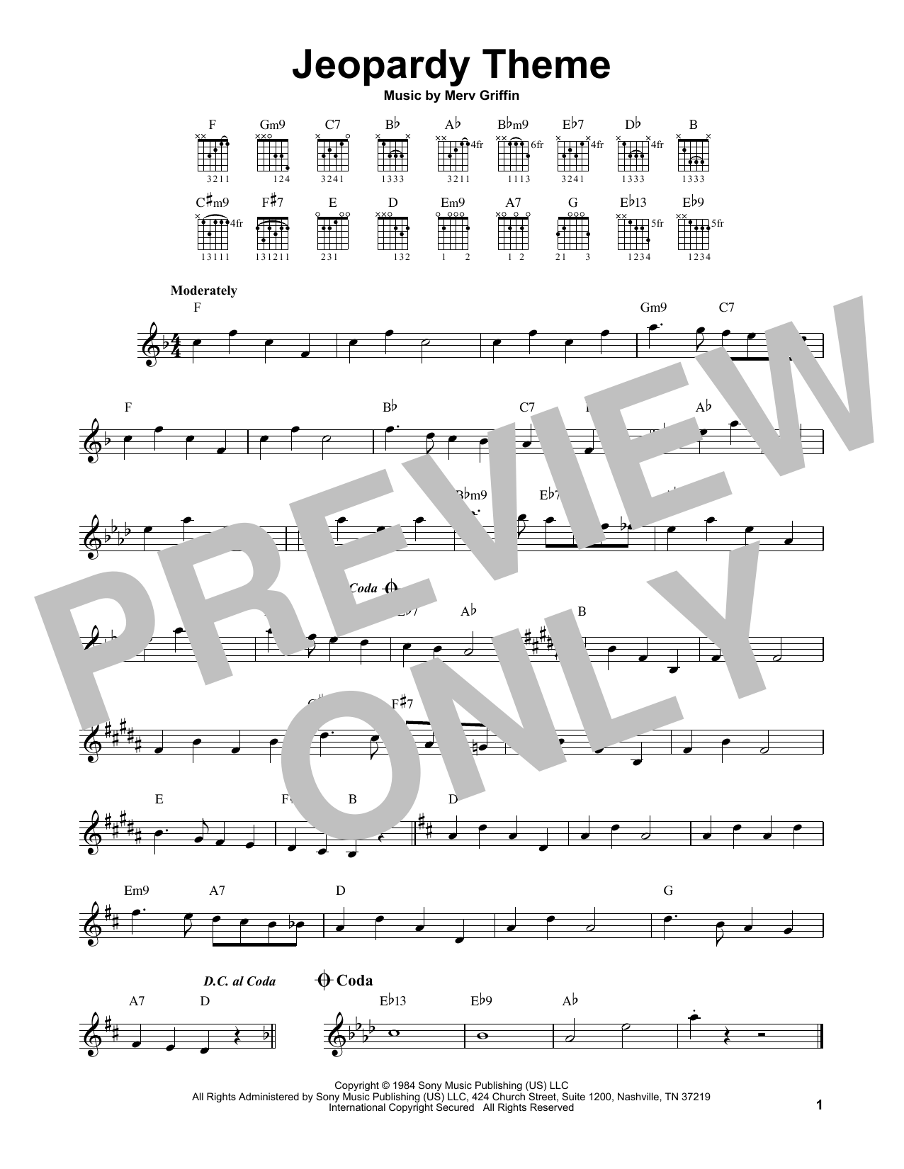 Produktbild zu: Jeopardy Theme