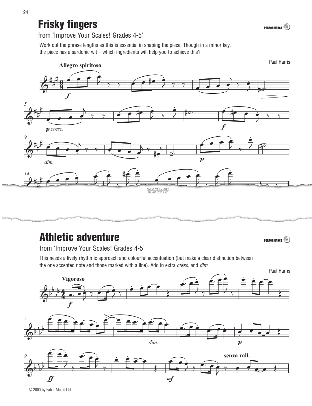 Product gallery: Page 1 of 1 Frisky fingers (from 'Improve Your Scales! Grades 4-5'), Paul Harris