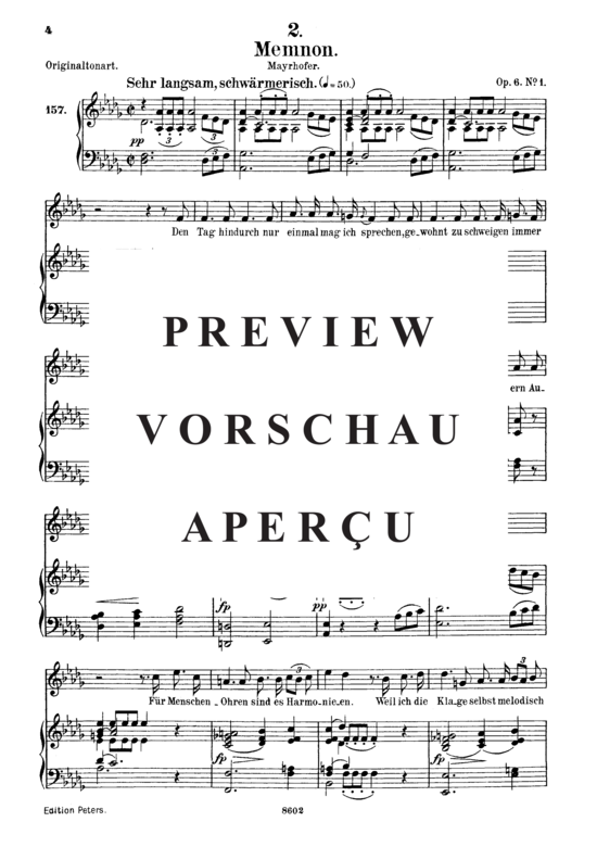 gallery: Memnon D.541 , , (Gesang mittel + Klavier)