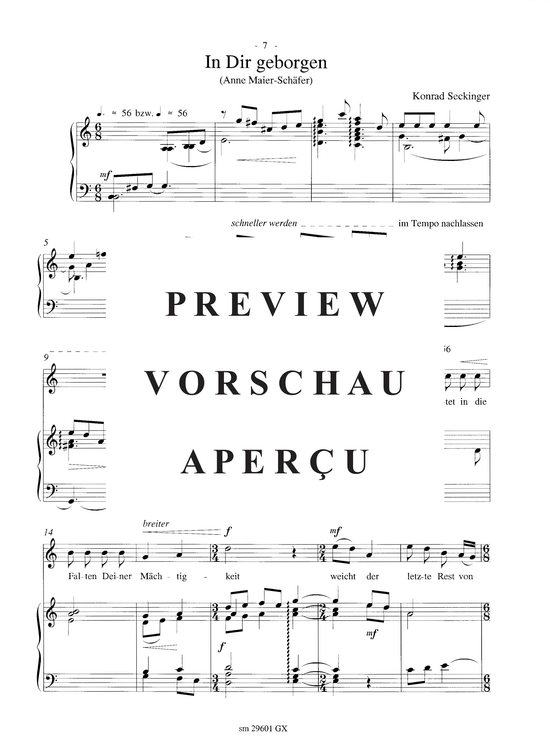 Product gallery: Page 10 of 13 Drei Lieder der Hoffnung , , (soprano + piano)