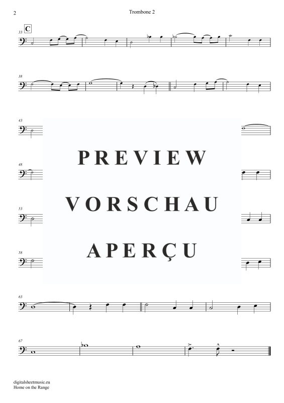 gallery: Home On The Range, American Folk Song, (Posaunen Trio + Klavier)