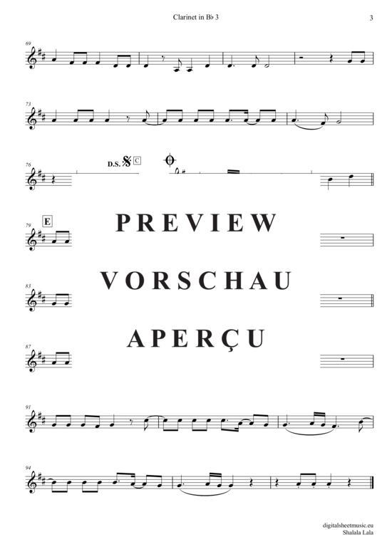 Product gallery: Page 16 of 21 Shalala Lala , Vengaboys, (clarinet trio + piano)