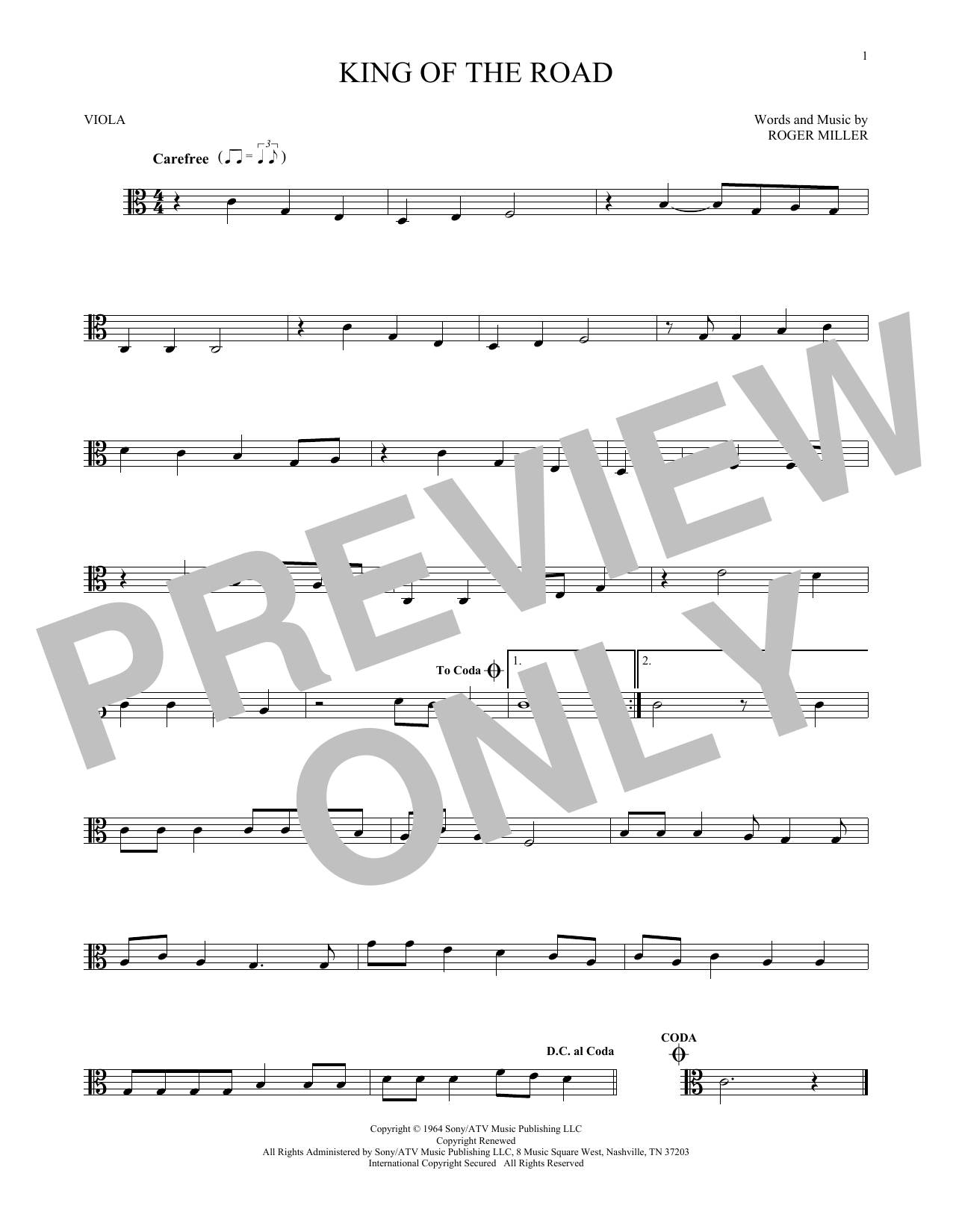 Product gallery: Page 1 of 1 King Of The Road, Roger Miller