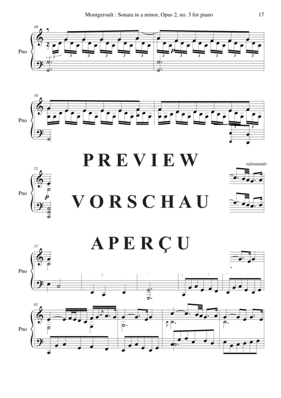 Product gallery: Page 18 of 21 Sonata in a minor, Opus 2 no. 3 , Nicolas Horvath, Piano Solo