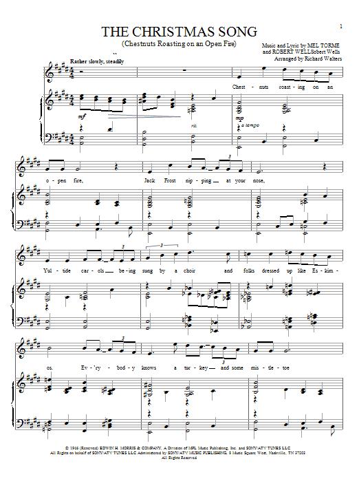 Product gallery: Page 1 of 1 The Christmas Song (Chestnuts Roasting On An Open Fire), Mel Torme
