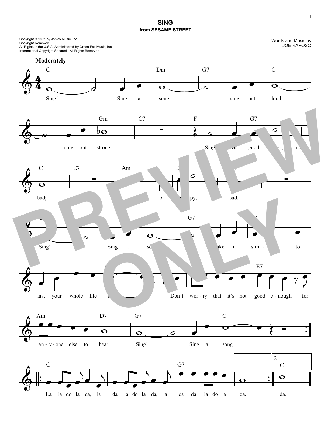 Product picture to: Sing