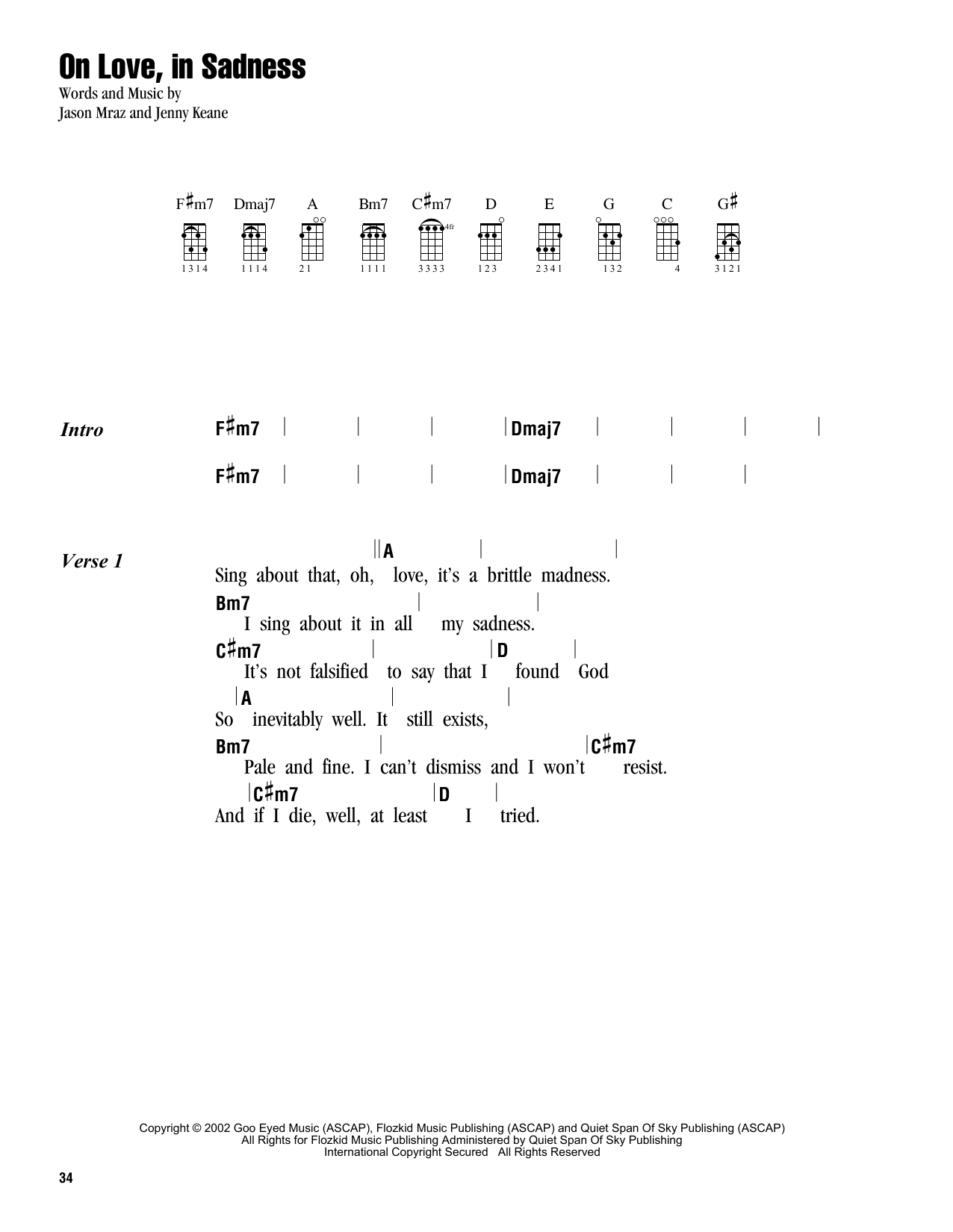 Product gallery: Page 1 of 1 On Love, In Sadness, Jason Mraz