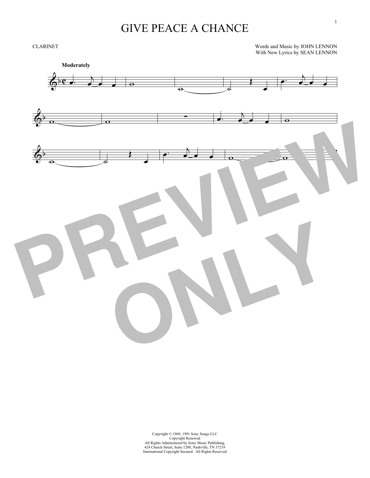 Product gallery: Page 1 of 1 Give Peace A Chance, John Lennon