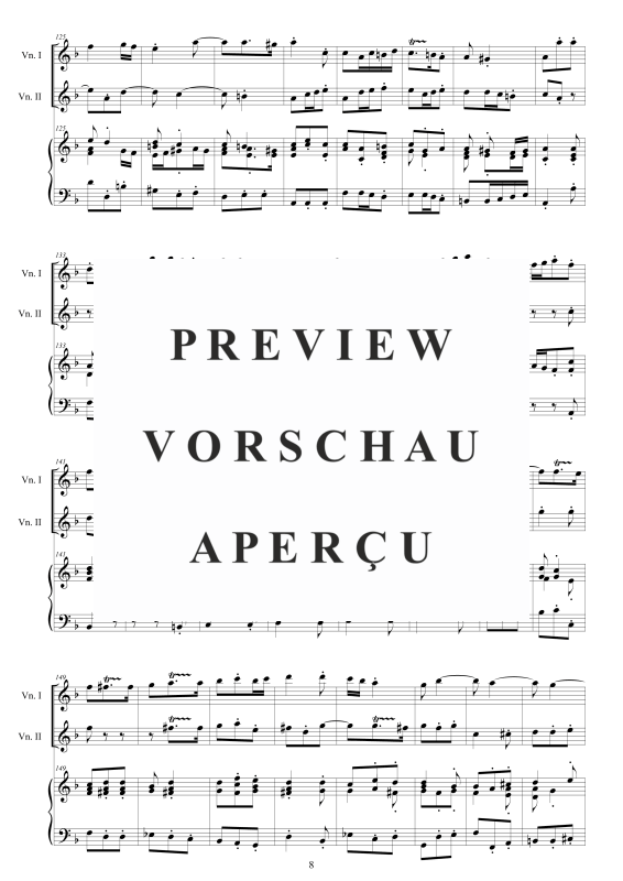 Produktgalerie: Seite 9 von 11 Trio Sonata No.1 in D-Moll Op.1, , 2 Violinen und Cembalo