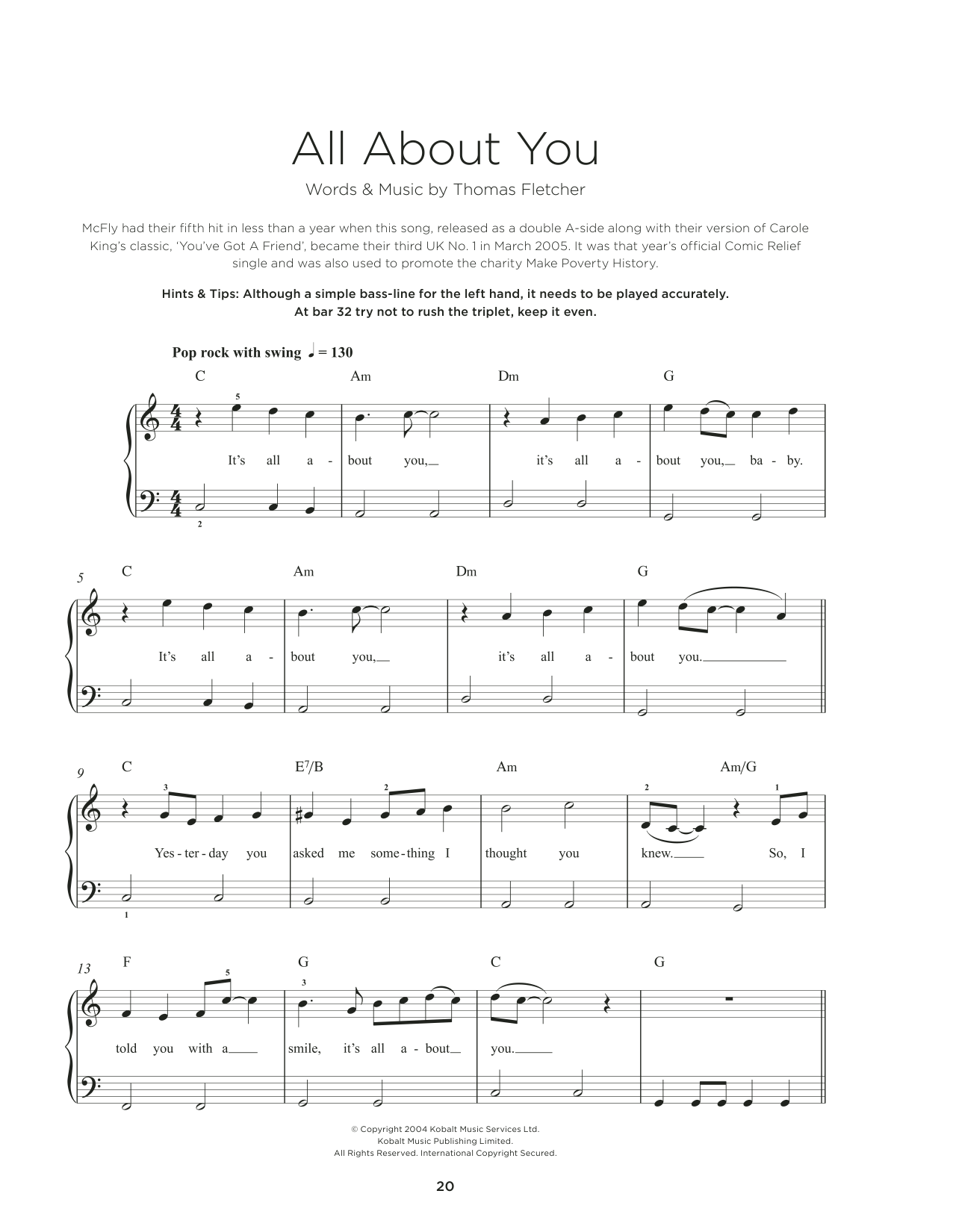 Produktbild zu:  All About You - McFly