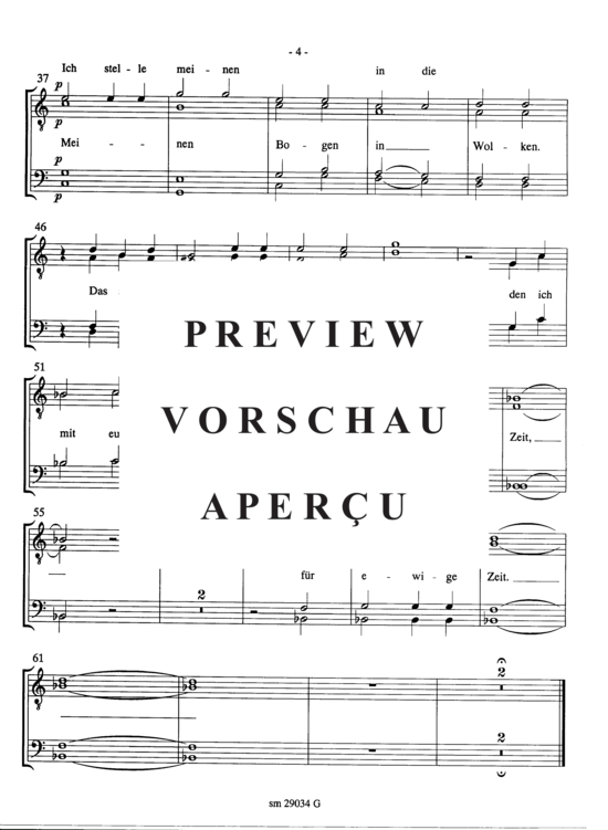 Product gallery: Page 5 of 5 Gottes Verheissung nach der Sindflut , , (male choir edition)