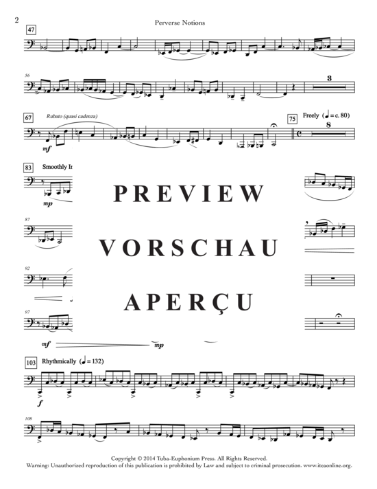 Produktgalerie: Seite 12 von 13 Perverse Notions , , (Tuba + Klavier)
