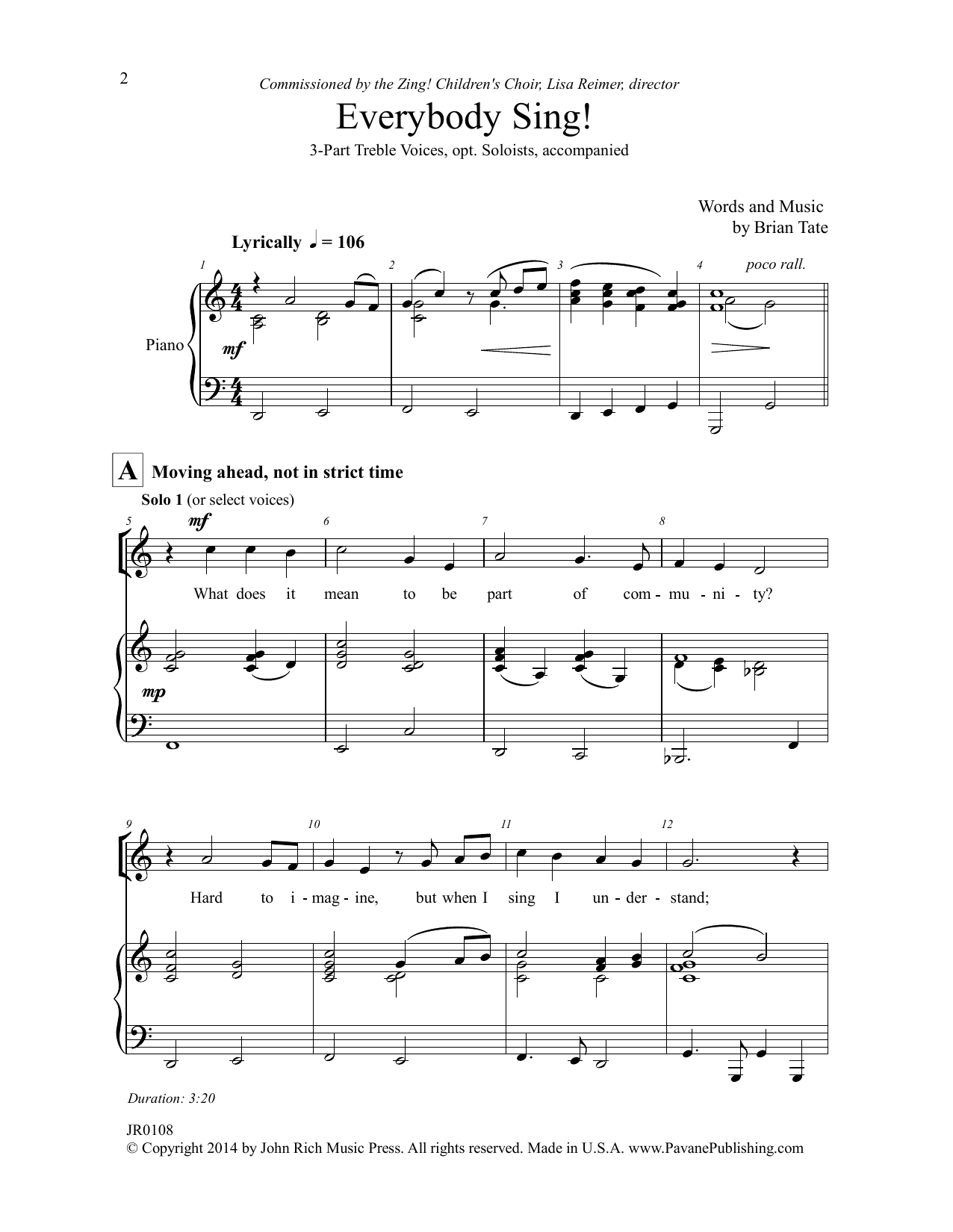 Produktbild zu: Everybody Sing!