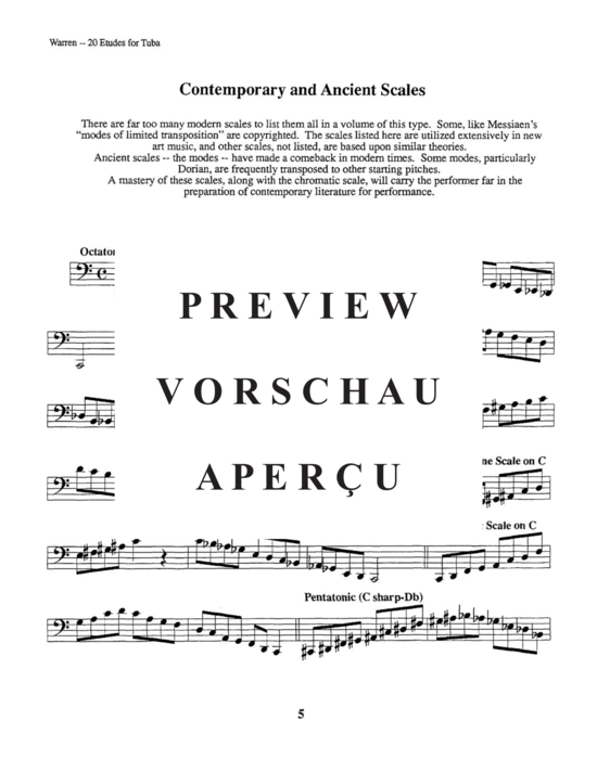 Product gallery: Page 13 of 21 Twenty Etudes and Four Duets , , (Tuba Solo)