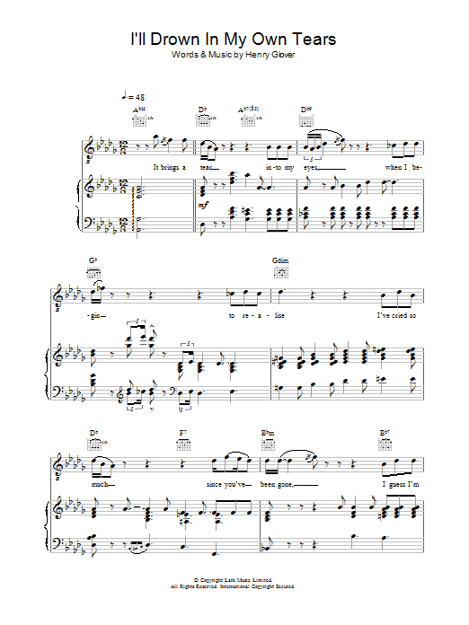 Produktbild zu: I'll Drown In My Own Tears