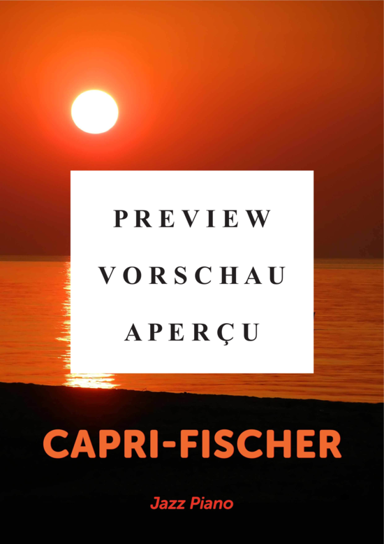 Produktgalerie: Seite 2 von 3 Capri-Fischer - Jazz-Piano Arrangement , Schuricke, Rudi, Klavier Solo