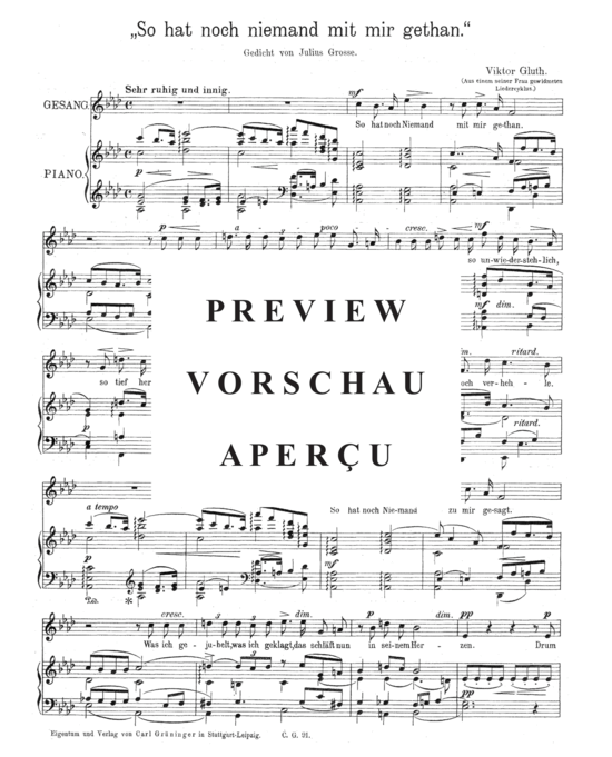 Product gallery: Page 2 of 3 So hat noch niemand mit mir getan , , Piano and Voice