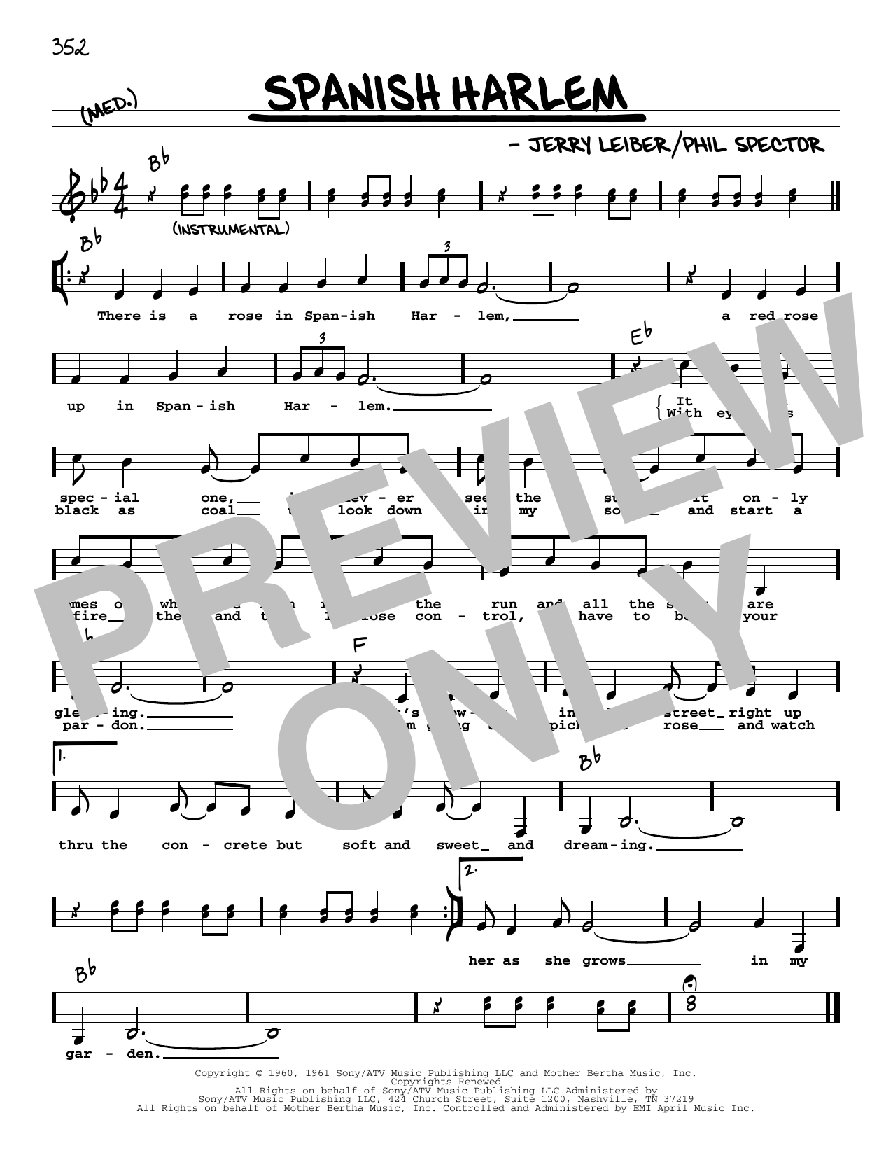 Produktbild zu: Spanish Harlem (Low Voice)
