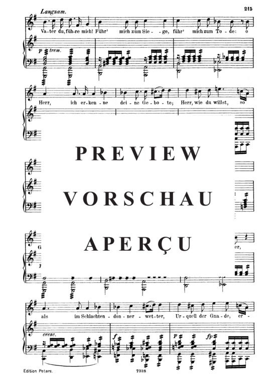 gallery: Gebet wâhrend der Schlacht D.171 , , (Gesang mittel + Klavier)