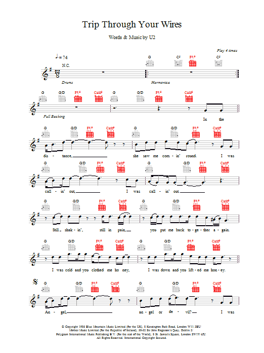 Produktgalerie: Seite 1 von 1 Trip Through Your Wires, U2, Melodieinstrument
