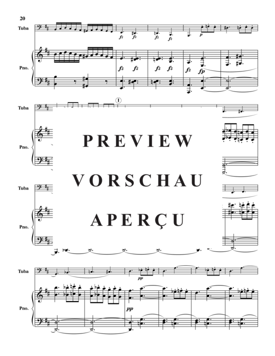 Product gallery: Page 21 of 21 Sonatina in D Major , , (tuba + piano)