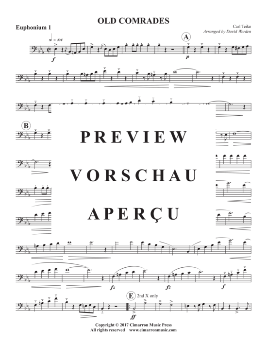 Product gallery: Page 9 of 20 Old Comrades , , (Tuba Quartett EETT)