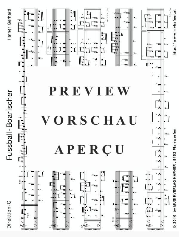 Product gallery: Page 6 of 11 Fussball-Boarischer, , (large wind orchestra)