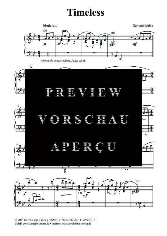 gallery: Timeless, Weihe, Gerhard, (Klavier Solo)
