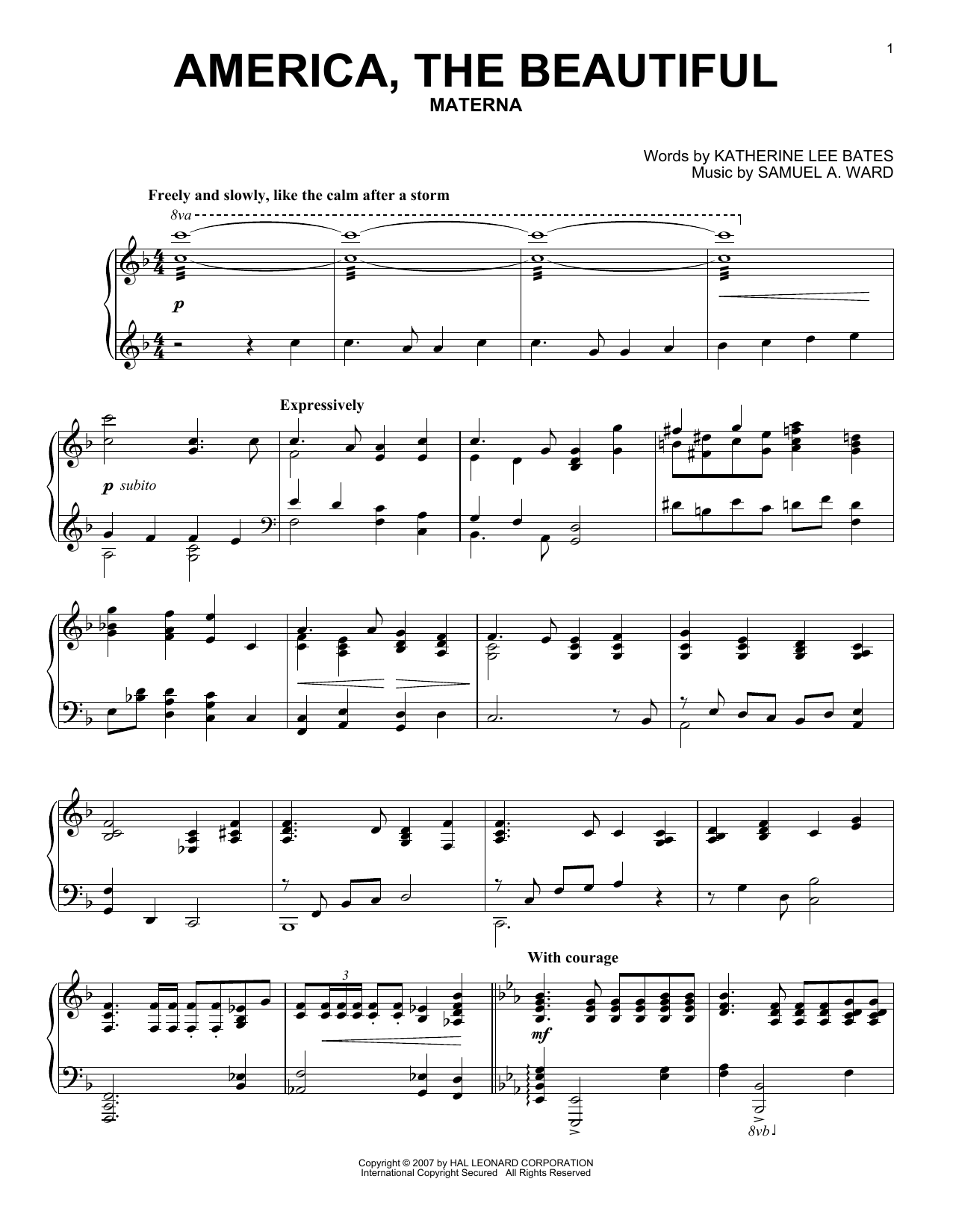 Produktbild zu: America, The Beautiful