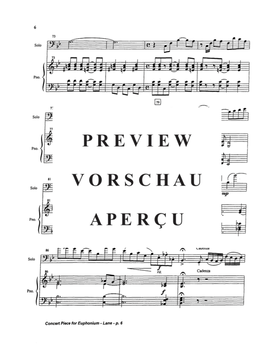Product gallery: Page 8 of 12 Concert Piece for Euphonium , , (euphonium + piano)