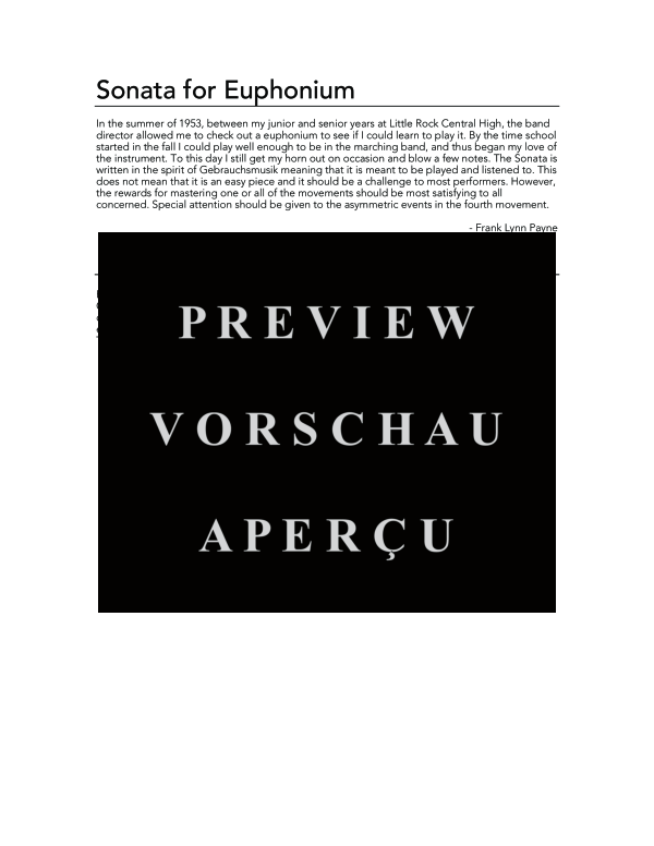 Product gallery: Page 4 of 11 Sonata, , (euphonium and piano)