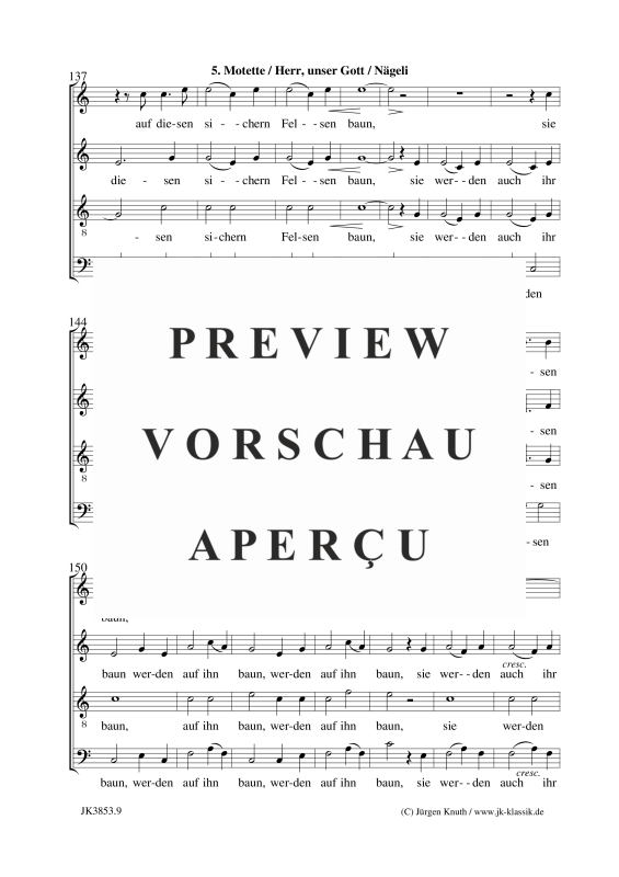 gallery: Herr, unser Gott , , (Gemischter Chor)