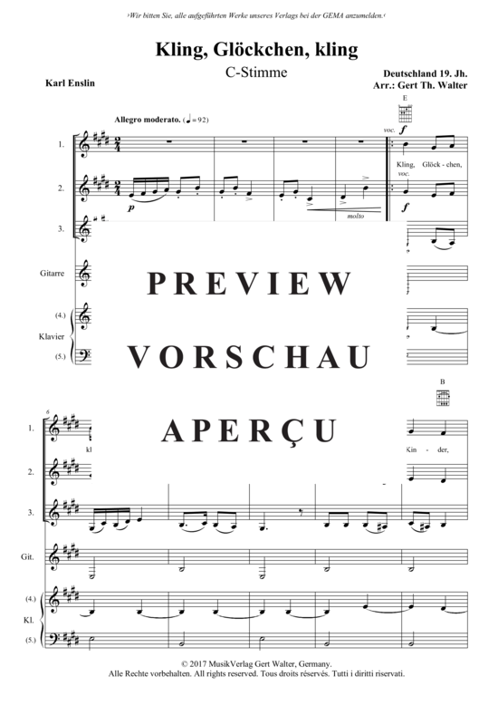 Produktgalerie: Seite 2 von 11 Kling, Glöckchen, kling! , , (flexibles Quintett)