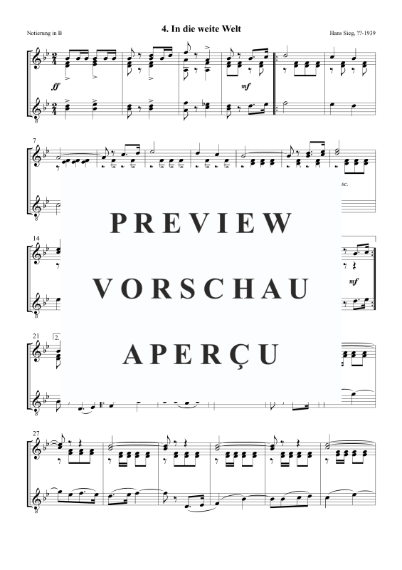 Product gallery: Page 4 of 5 In die weite Welt, , Trombone Choir