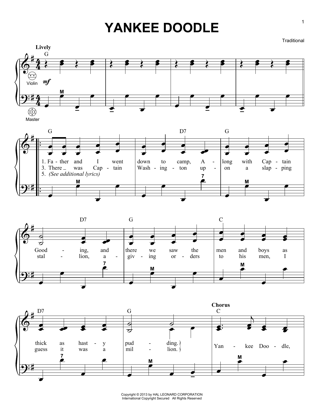 Product gallery: Page 1 of 1 Yankee Doodle, Gary Meisner