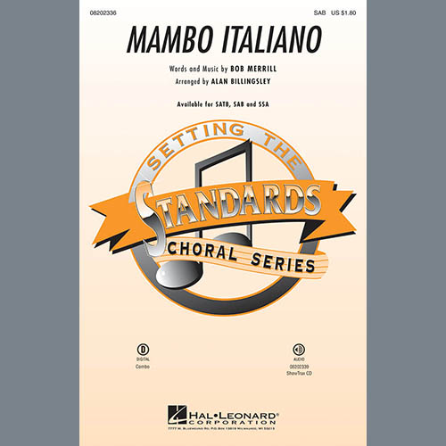 Product picture to: Mambo Italiano (arr. Alan Billingsley)