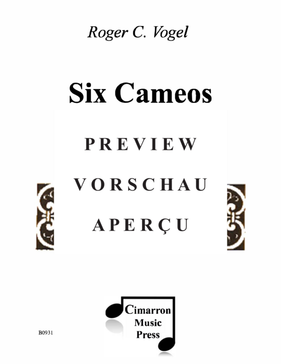 Product gallery: Page 2 of 15 Six Cameos , , (bassoon solo)