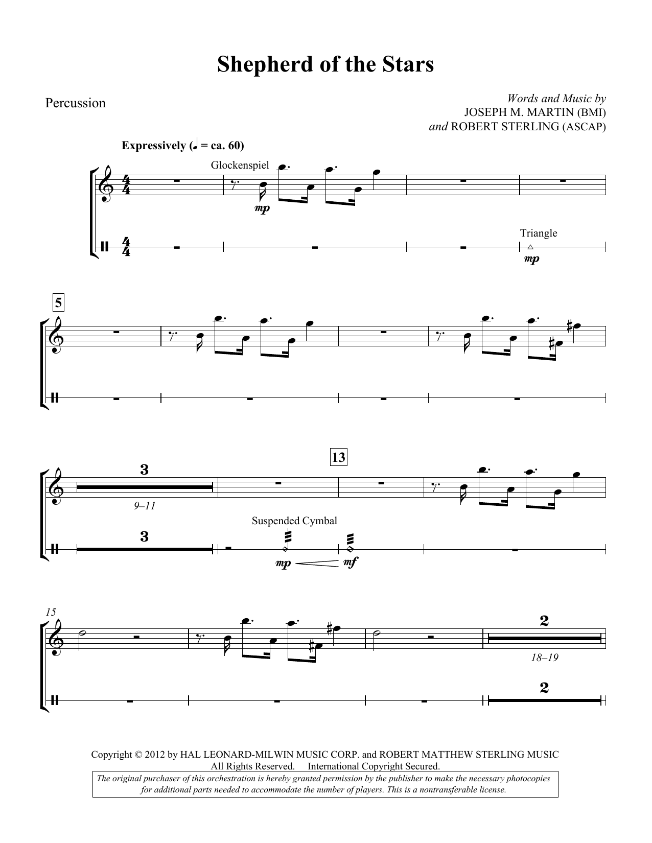 Produktgalerie: Seite 1 von 1 Shepherd Of The Stars - Percussion, Joseph M. Martin, Chor