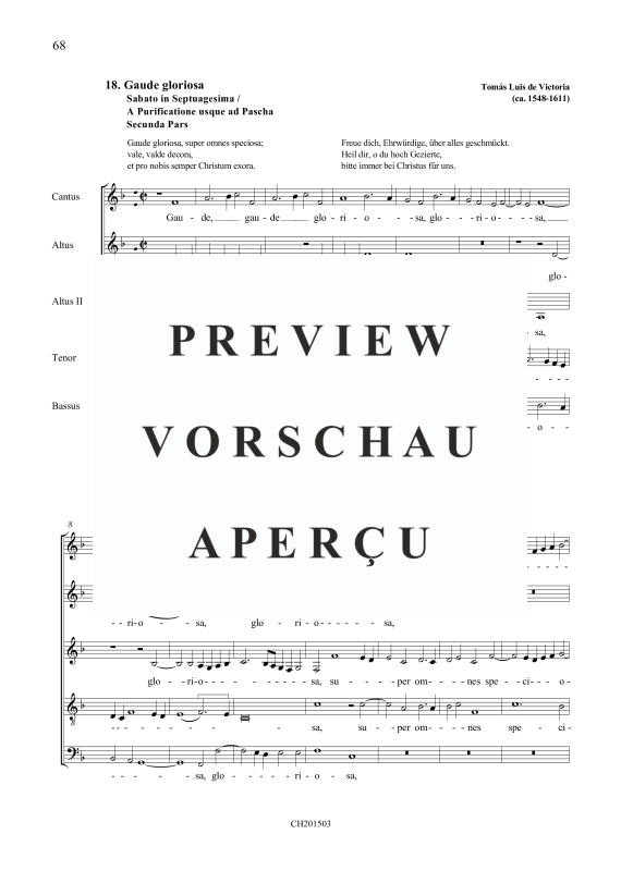 Produktgalerie: Seite 5 von 7 Ave Regina caelorum / Gaude gloriosa, , Gemischter Chor 5-stimmig