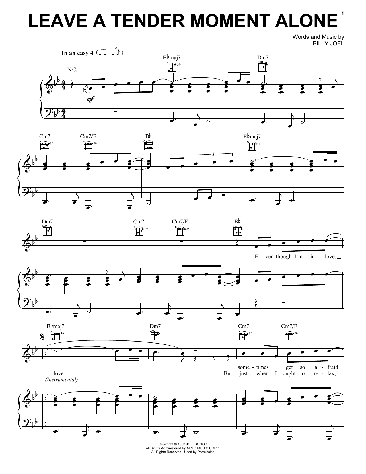 Produktbild zu: Leave A Tender Moment Alone