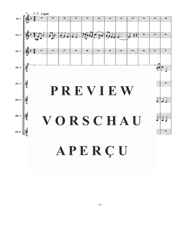 Produktgalerie: Seite 4 von 11 A Solemn Sequence - Dona Nobis Pacem, , Horn Oktett