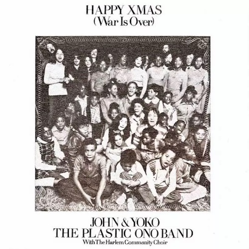 cover: Happy Xmas (War Is Over), John Lennon, Yoko Ono, Plastic Ono Band, Gitarre