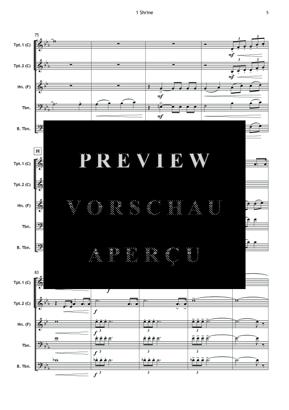 Produktgalerie: Seite 11 von 11 Melbourne Mosaic, , (Blechbläser Quintett)