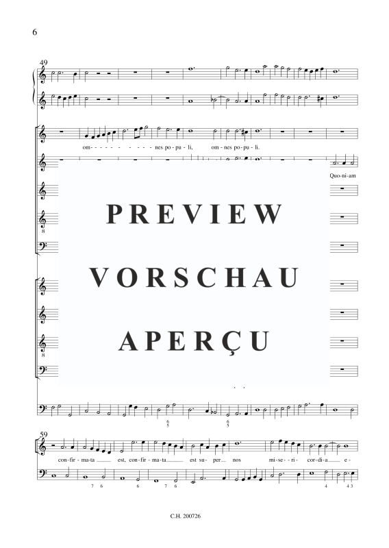 gallery: Laudate Dominum , , (2 Chöre 9-stimmig, 2 Violinen und BC)