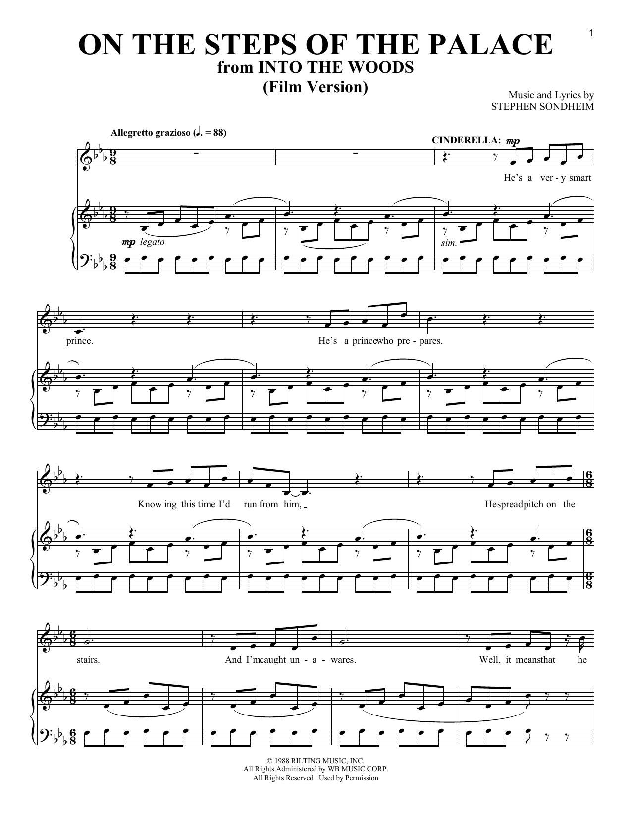 Produktbild zu: On The Steps Of The Palace (Film Version) (from Into The Woods)